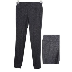 Sweaty Betty Leggings All Day XS Black Animal Print Full Length‎